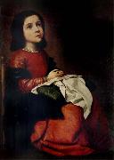 Francisco de Zurbaran The Adolescence of the Virgin Sweden oil painting artist